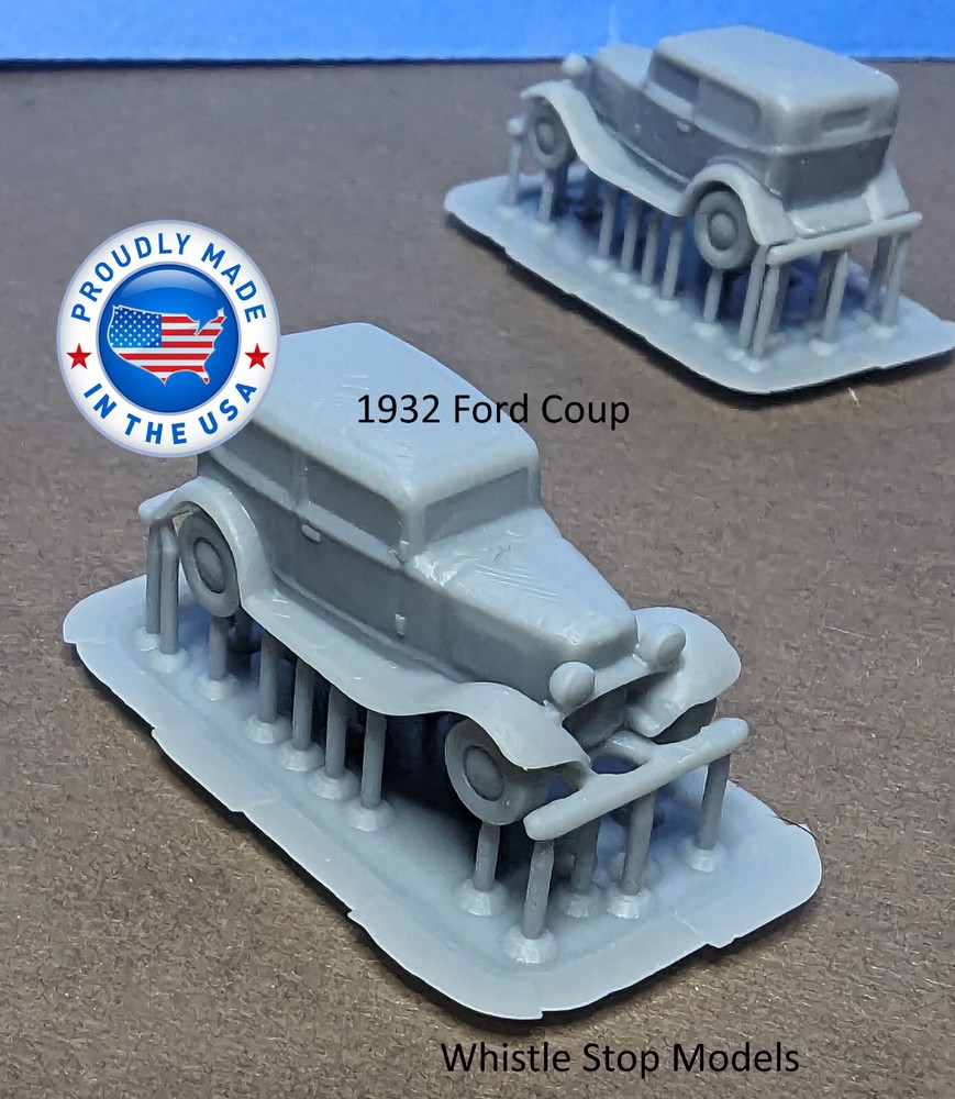 N Scale 2 1932 Ford Coupes N1046