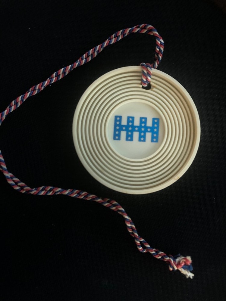 HHH Hubert H Humphrey necklace