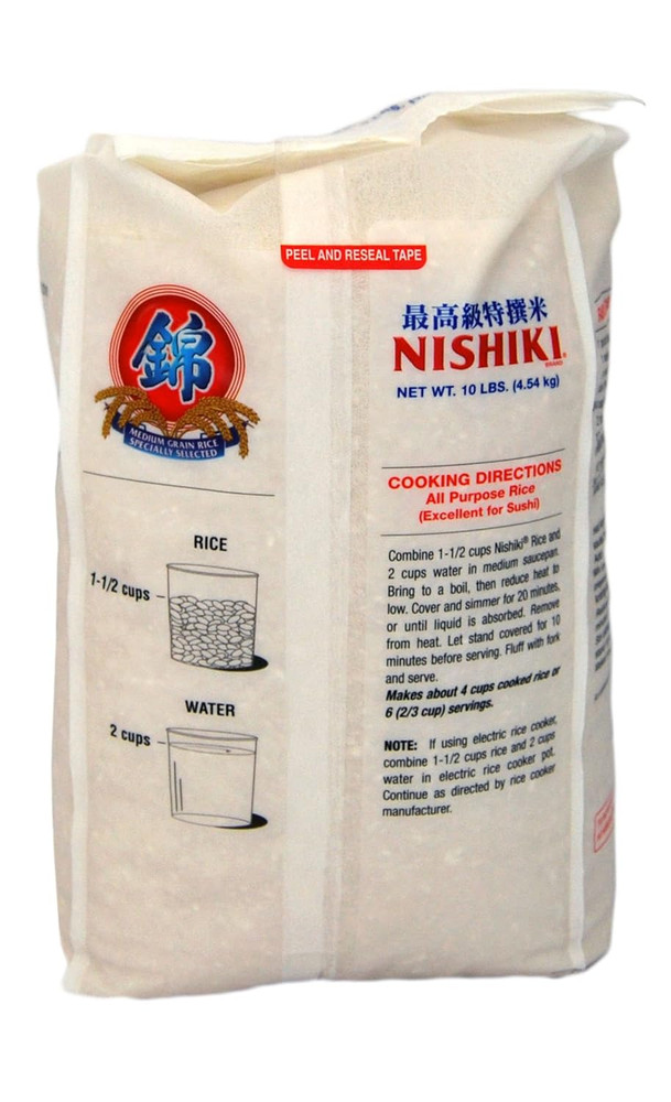 Nishiki Premium Sushi Rice, 10Lbs