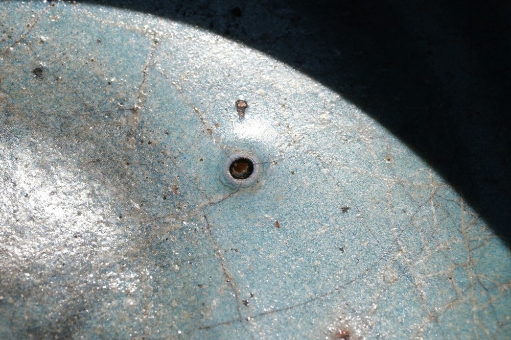 0074 Jun Ware Tripod Incense Burner