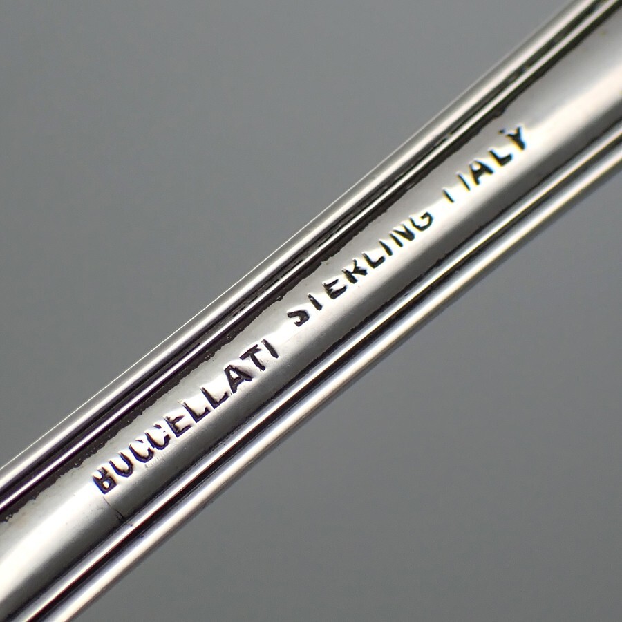 Buccellati Milano Serving Table Spoons Pair Sterling Silver No Mono