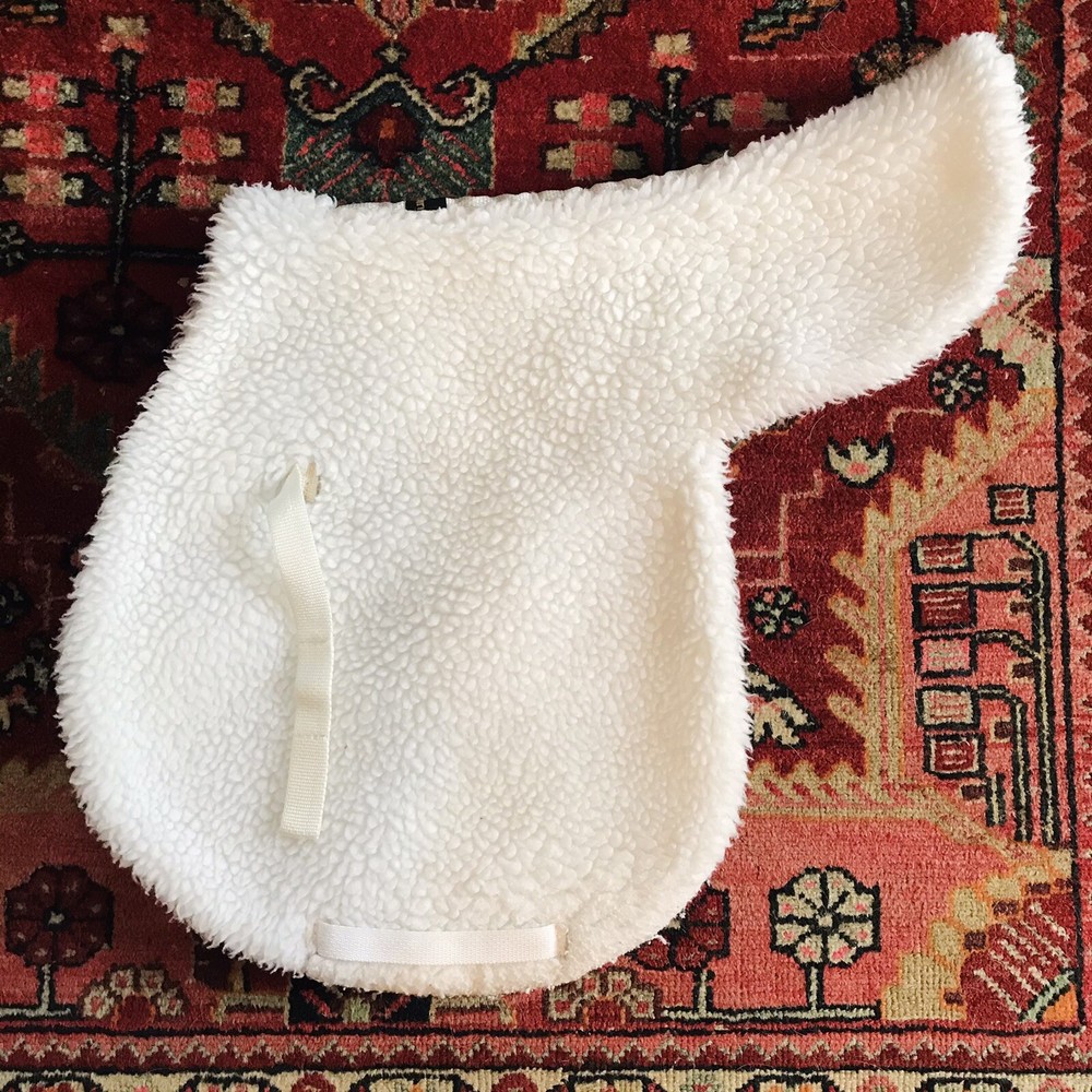 Canterbury White Fleece Saddle Pad