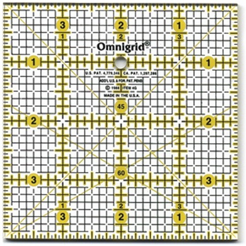 Dritz R4G Omnigrid Quilter's Square-4"X4"
