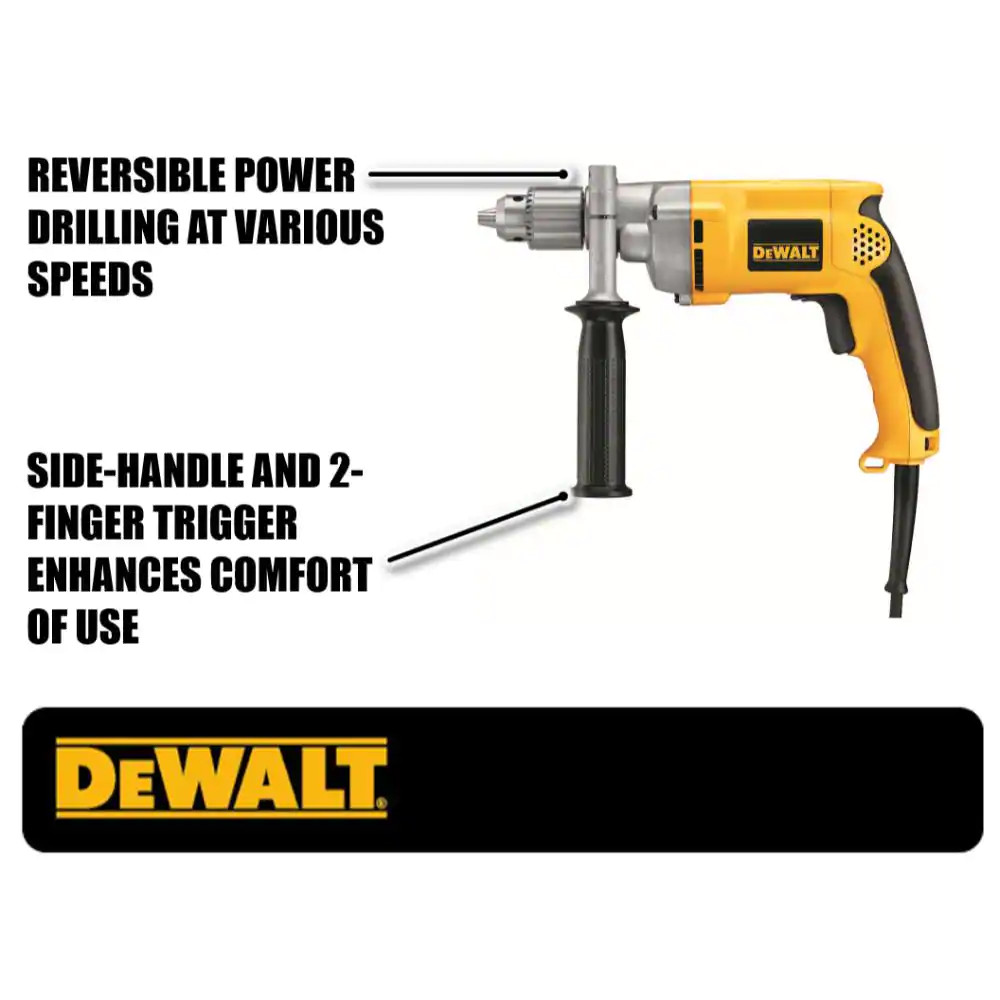 7.8 Amp Corded 1/2 In. Variable Speed Reversing Drill