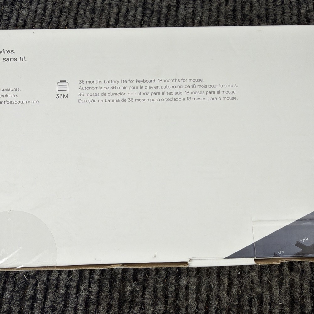 NEW Dell Wireless Keyboard and Mouse KM3322W