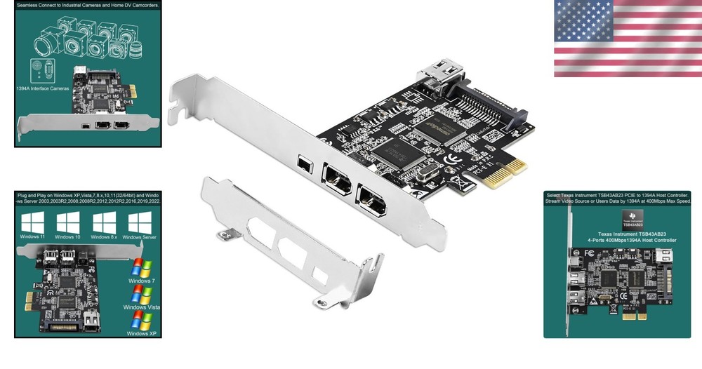 Texas Instruments PCIE Firewire 1394A Host Controller
