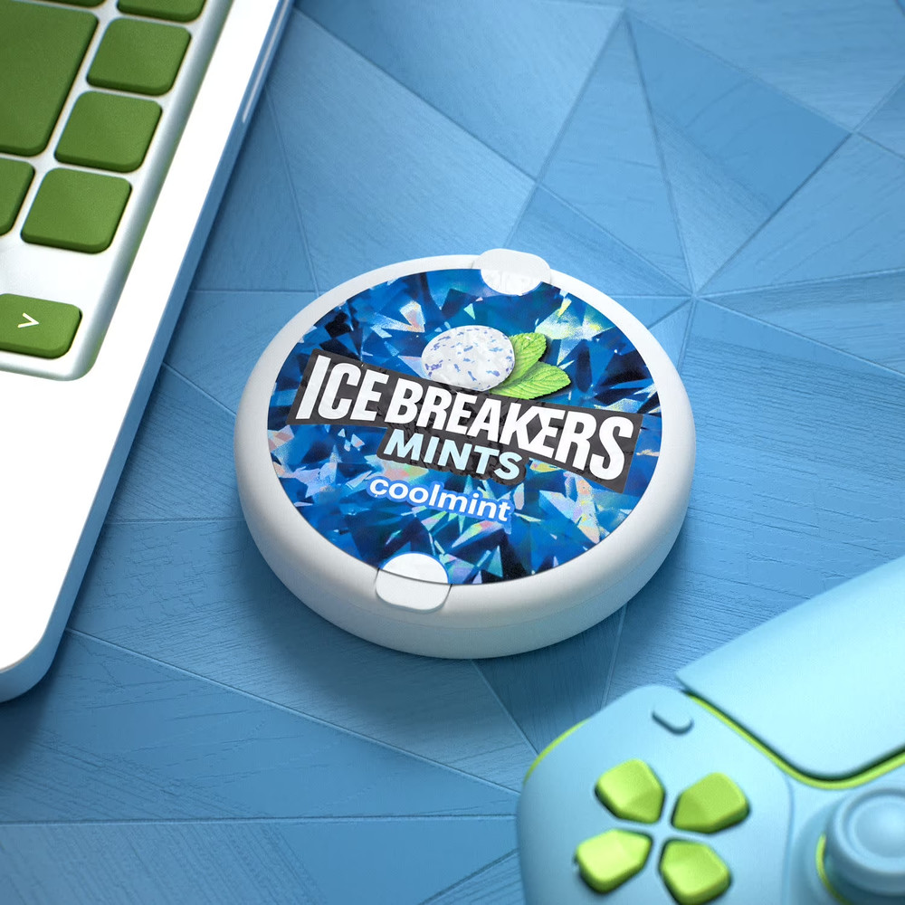 Ice Breakers Cool Mint Sugar Free Mints, Tin 1.5 ozFree Ship