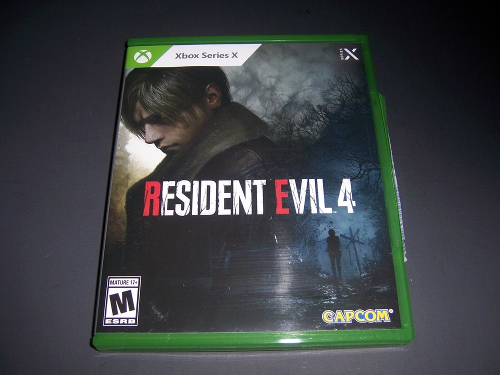 Replacement Original Box Case ONLY - Xbox One Series X - RESIDENT EVIL 4