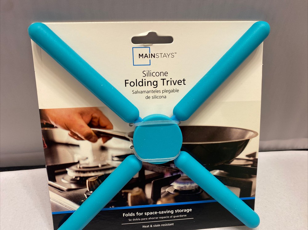 Folding Trivet Silicone No Slip Space Saver