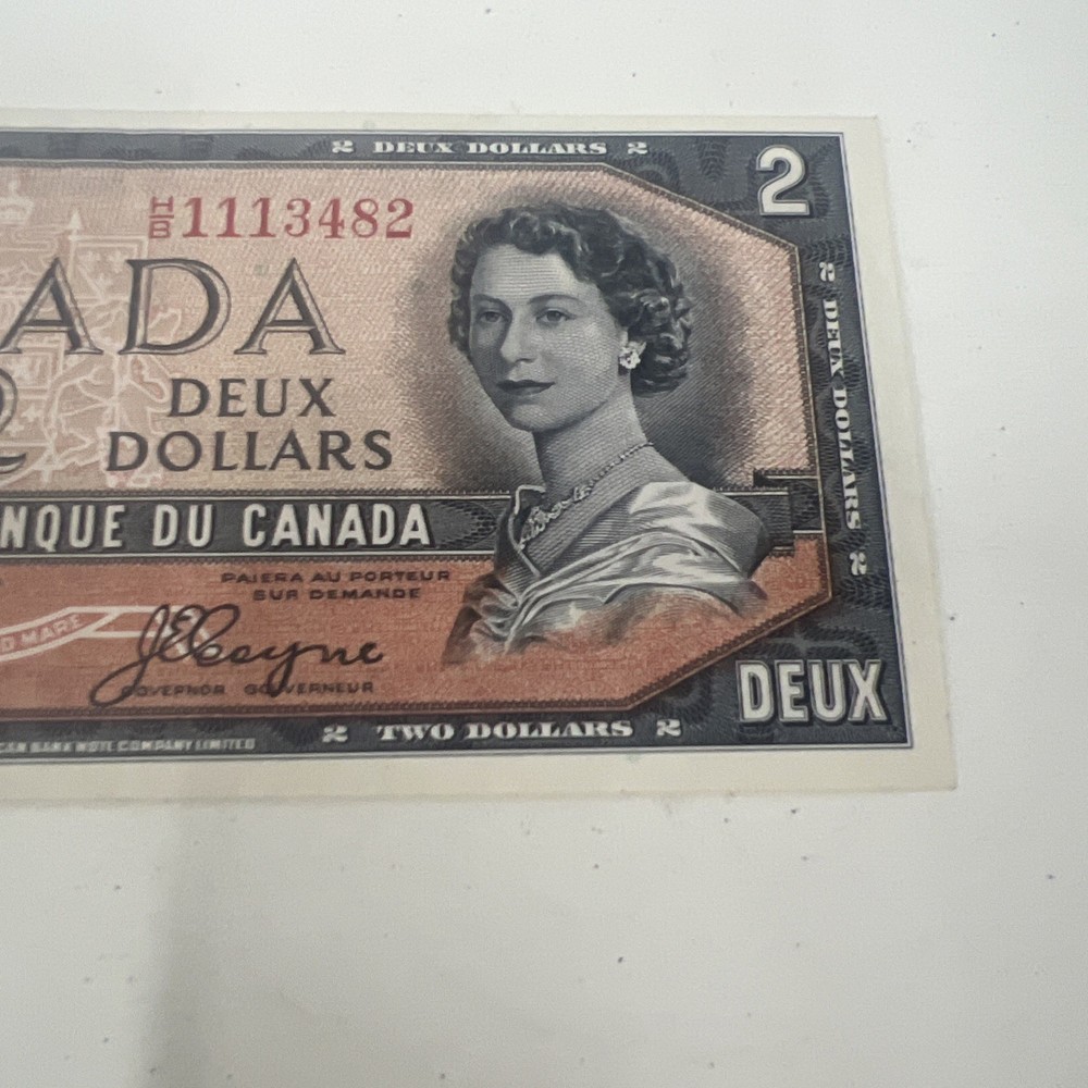 Bank Of Canada 67b Devils Face 1954 Uncirculated
