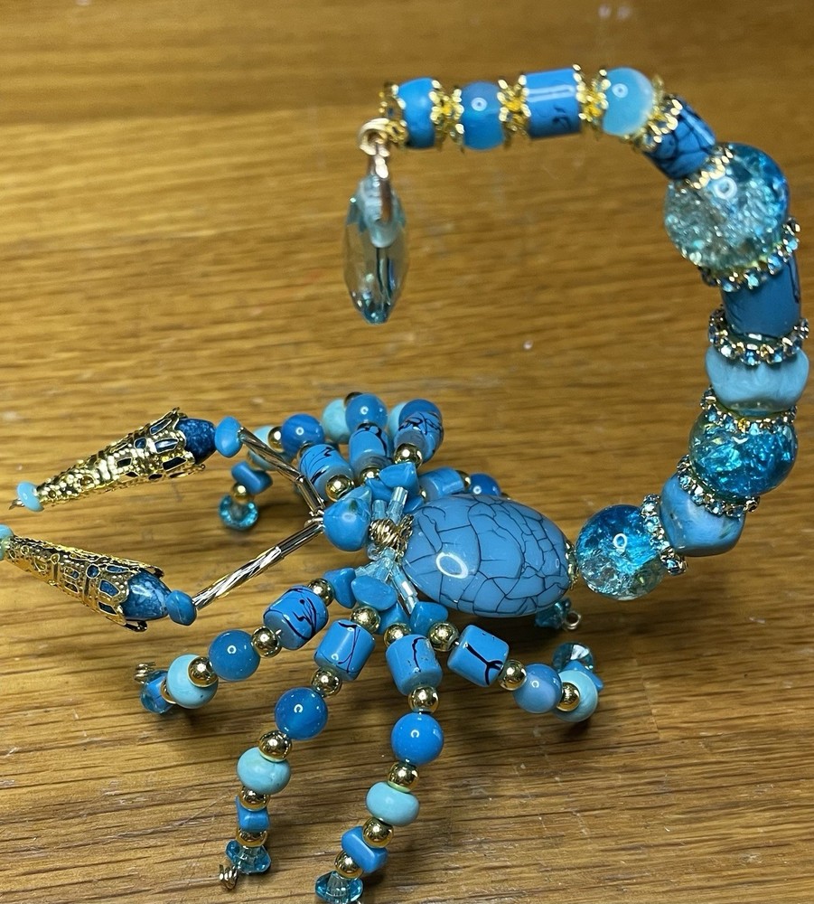 Handmade Beaded Scorpion