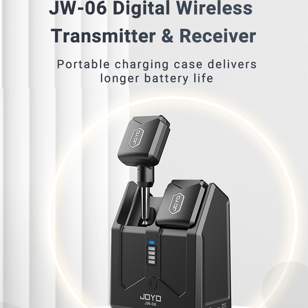 JOYO 5.8Ghz Digital Wireless Guitar System Transmitter Receiver Rechargeable