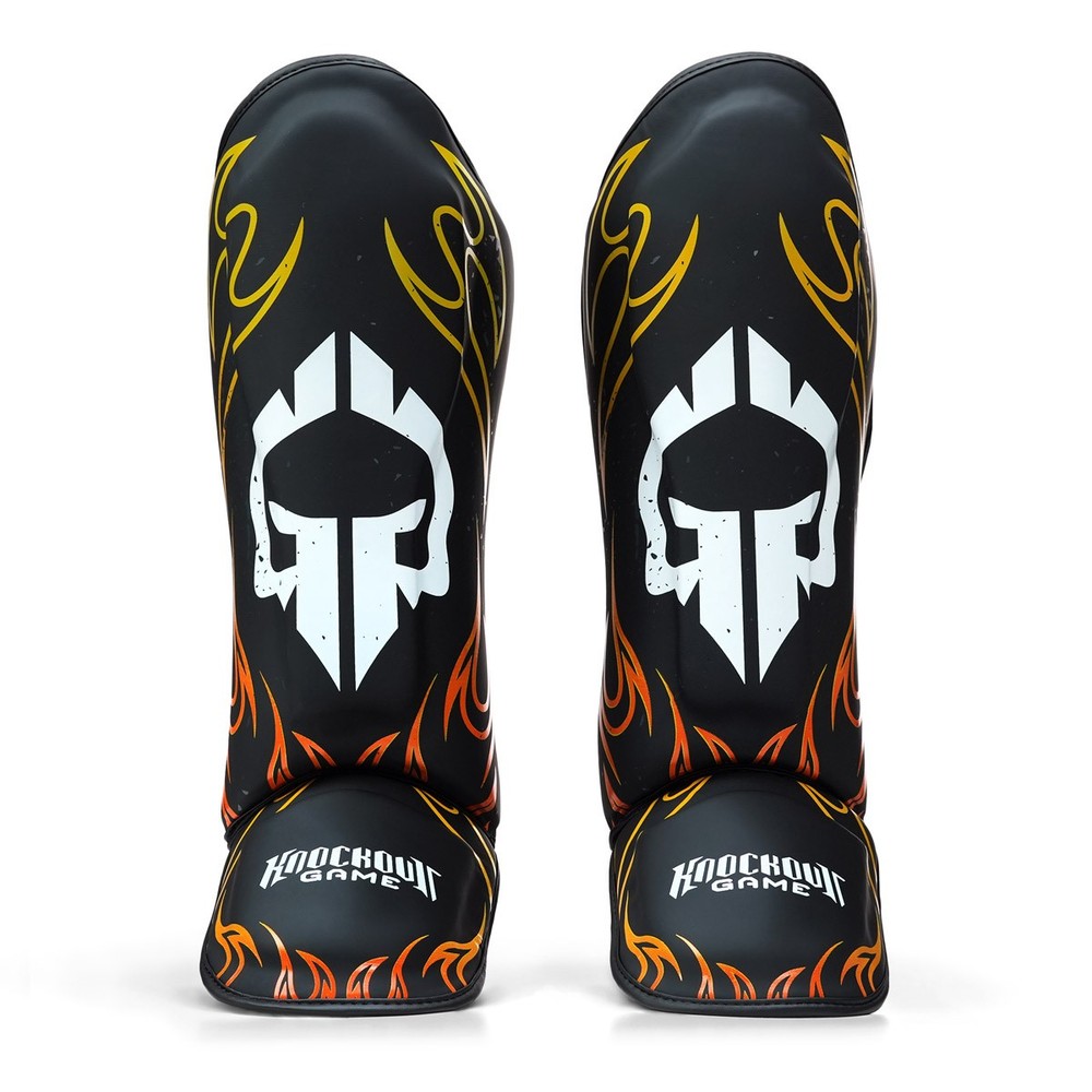 Ground Game Flames shin guards