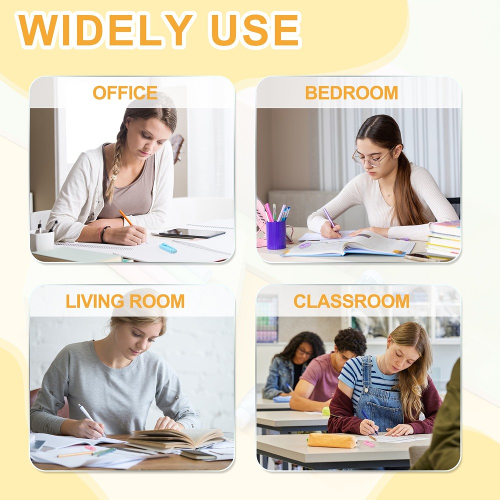 4Pack Erasers, Sliding Retractable Eraser Push Pull Pencil Erasers, Dark Brown