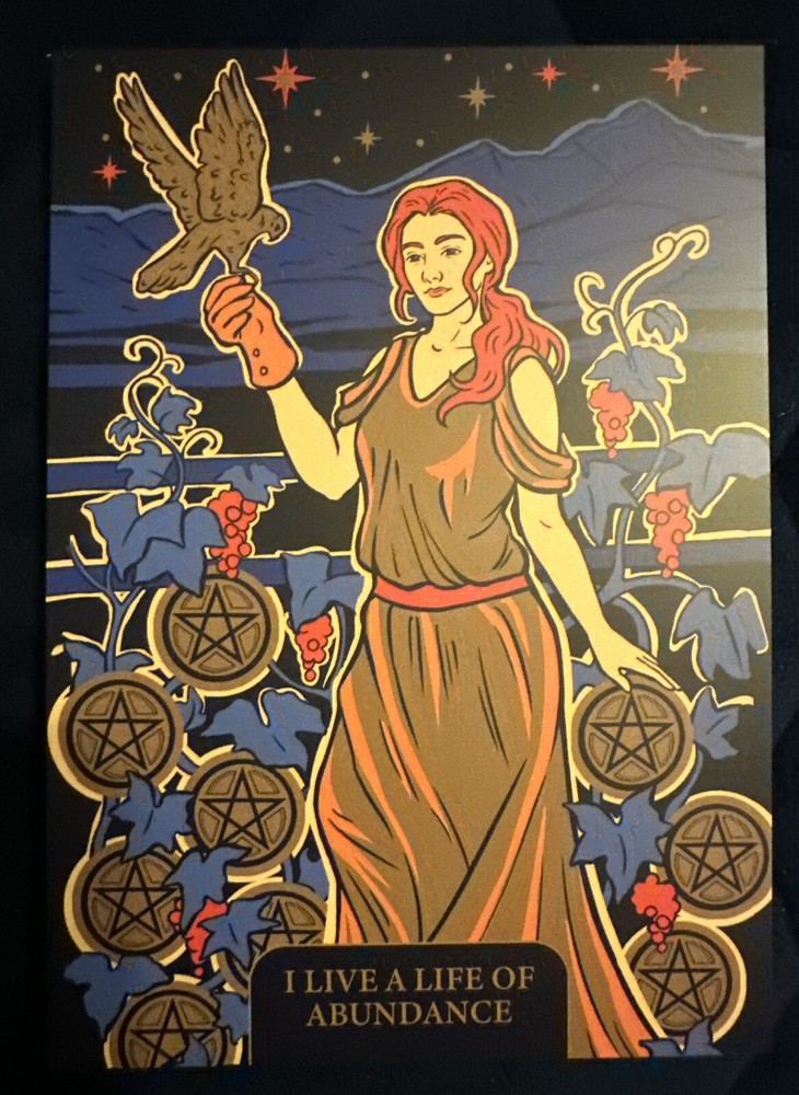 Starlight Tarot Deck w/ Guide - Blue Edition by Wyspell - New/Sealed