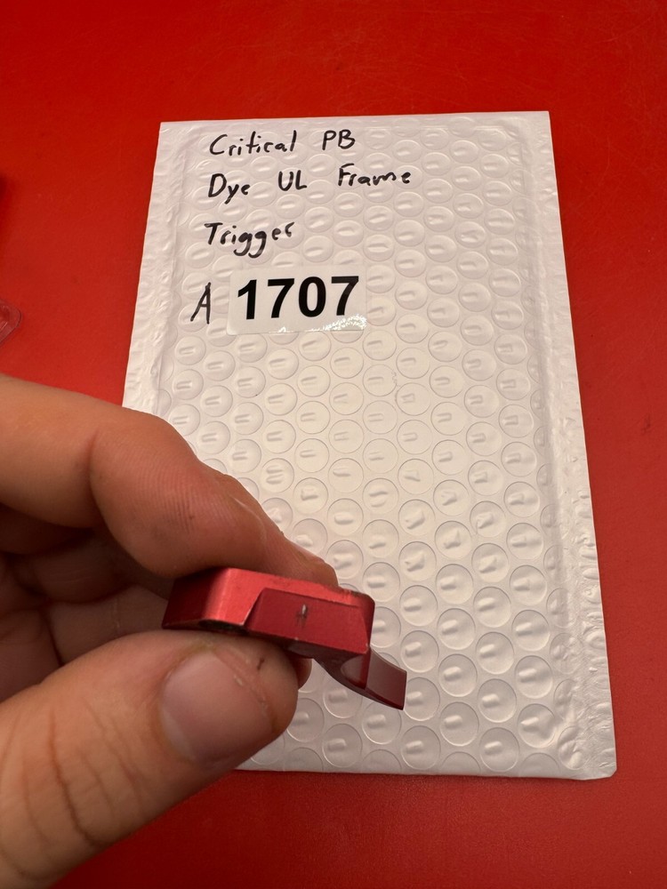 Critical PB Dye UL Frame Trigger