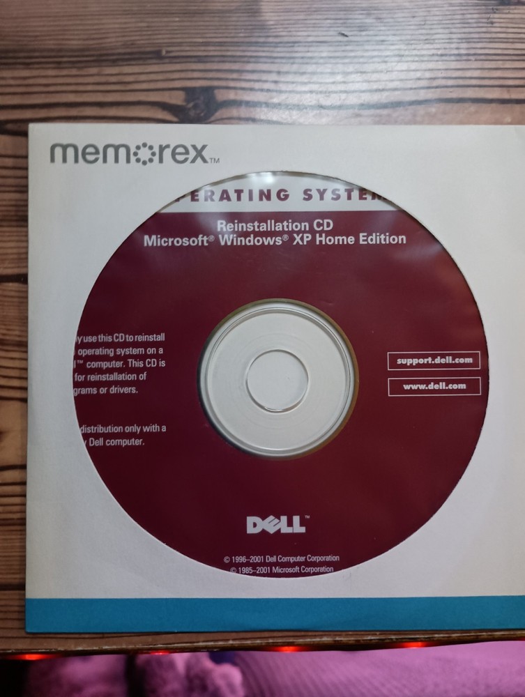 Dell Reinstallation CD Microsoft Windows XP Home Edition