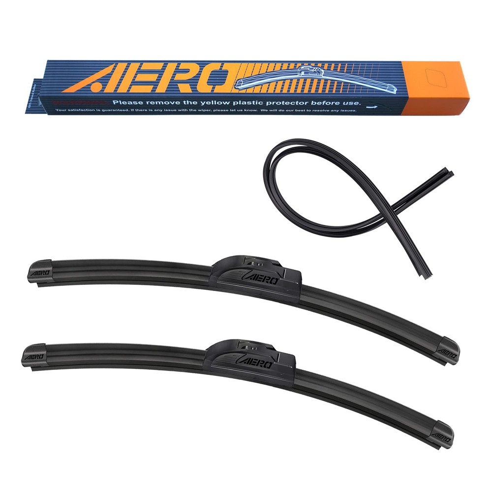 AERO Voyager 26" + 24" Windshield Wipers, 26"+24" (Pair for Front Windshield)