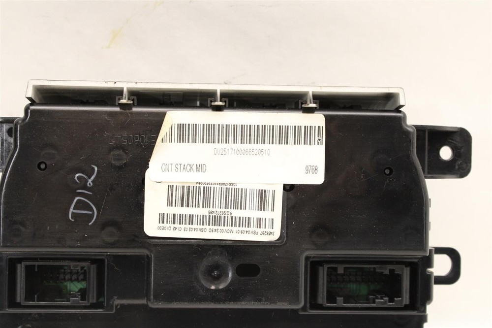 Used A/C Selector Switch fits: 2011 Mini COOPER w/AC w/o automatic temperature c