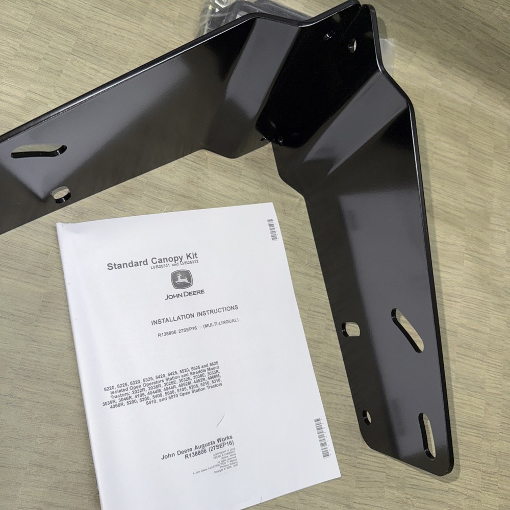 John Deere LVB25332 Canopy Mounting Bracket and Hardware Kit
