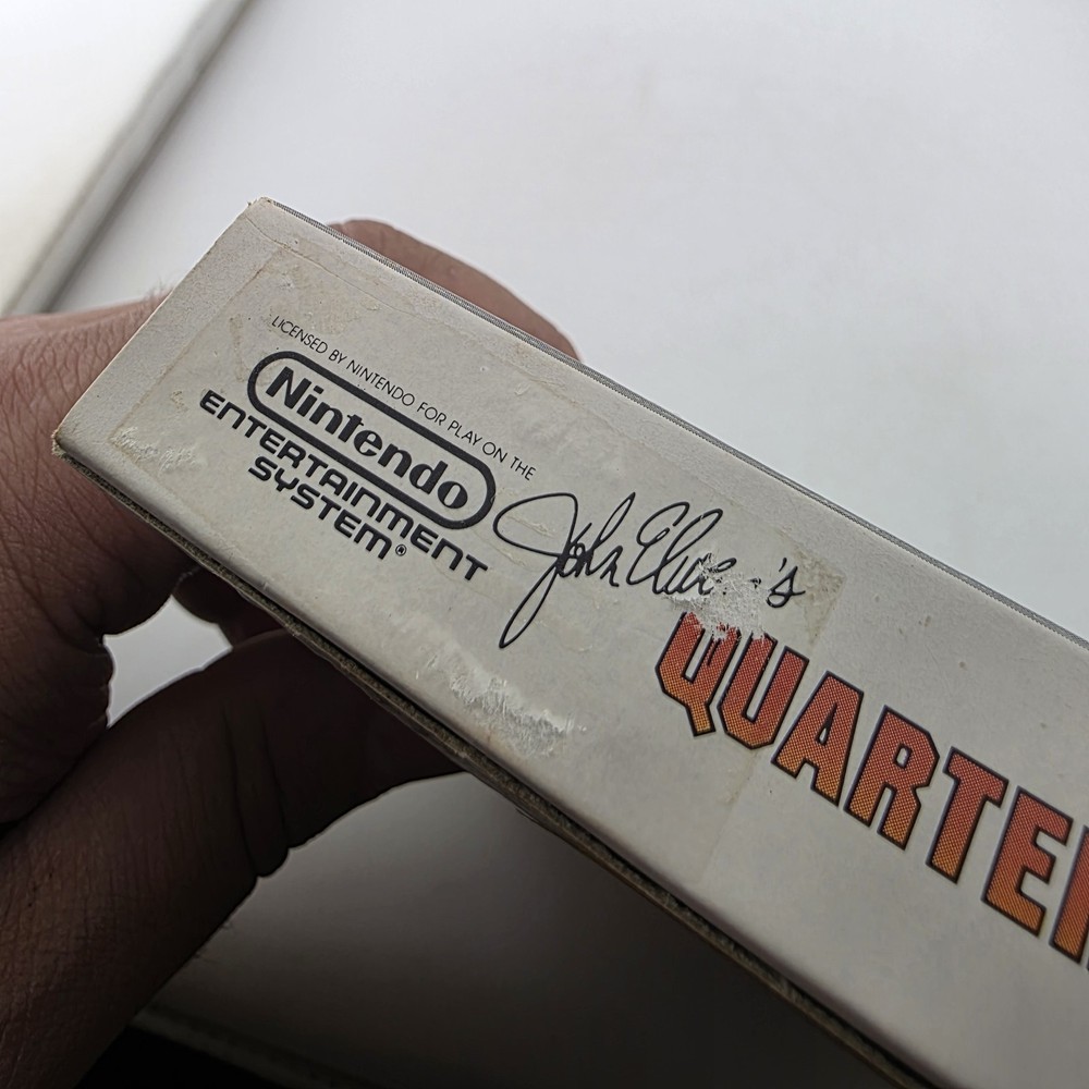 John Elway’s Quarterback – Box + Reg Card – Shrink - Authentic (No Game)