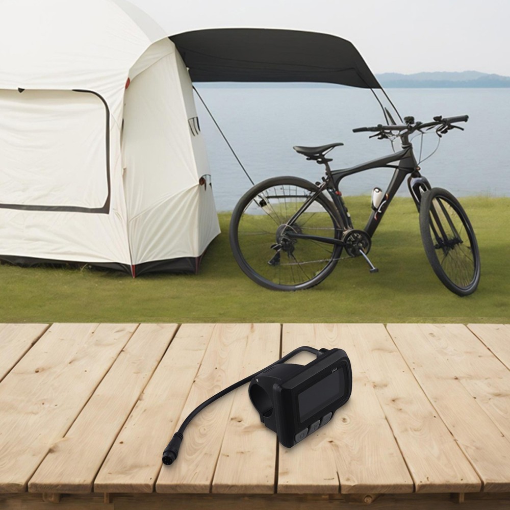 E Bike Handlebar Mounted LCD Display with Waterproof Design and Features