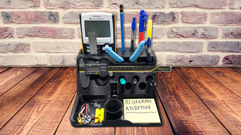 Engineer Desk Organizer, Tool Caddy, Machinist Tool Holder, Calipers, Workbench