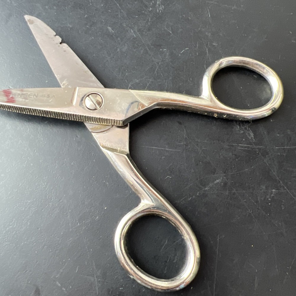 Jensen Smooth Blade USA Electrician Scissors 14-467