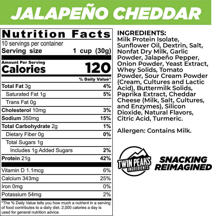 Twin Peaks Ingredients - PROTEIN PUFFS
