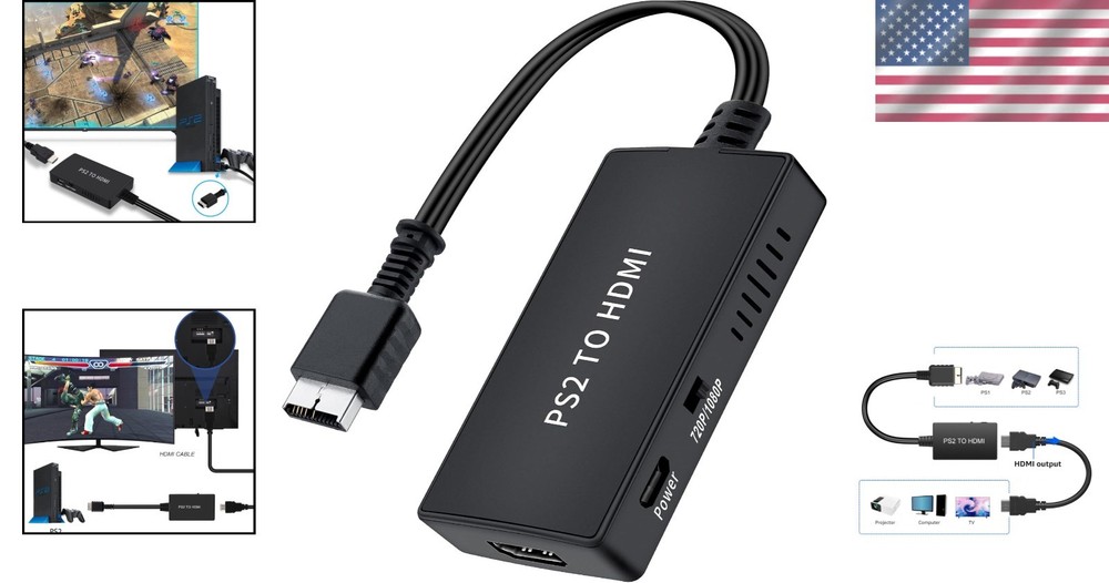 Brand New Gaming HDMI Adapter Black
