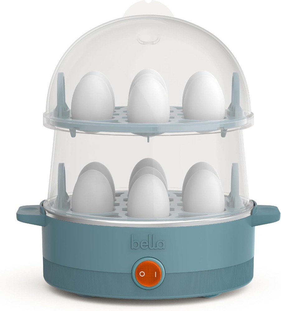 Electric Egg Cooker, 14 Eggs Capacity Tray, Double Stack, for Poached, Scrambled
