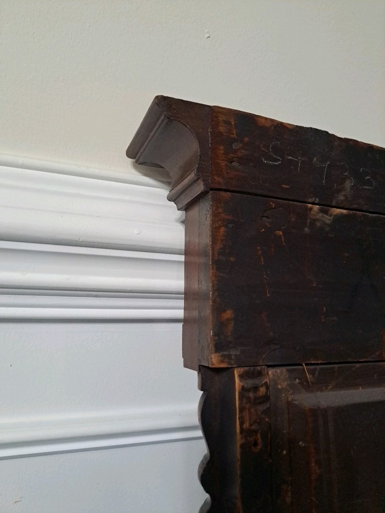 Antique American Empire Wall Console Mirror