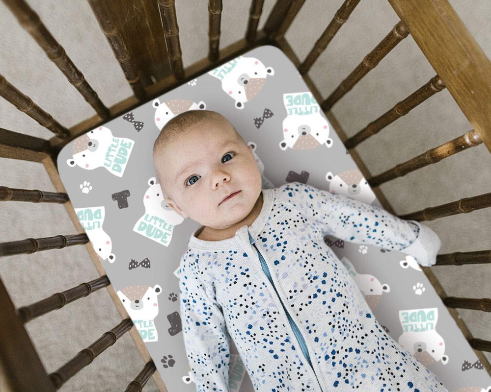 Stretch Ultra Soft Fitted Bassinet Sheet Set 2 Pack Universal Cradle Sheet Se...