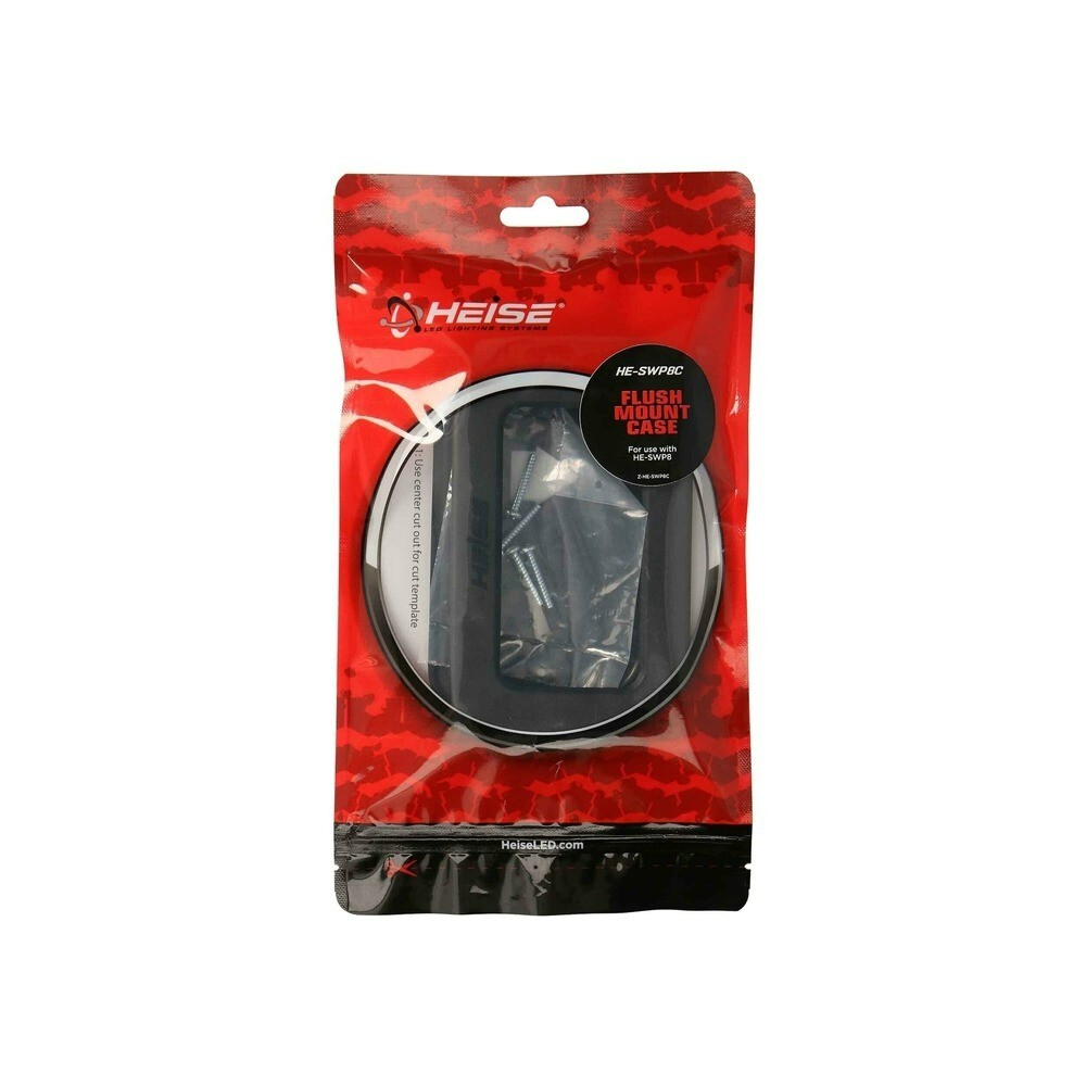 Heise HE-SWP8C 8-Gang Flush Mount Switch Panel