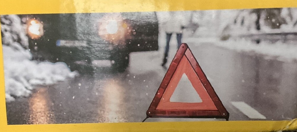 AA Emergency Warning Car Triangle Reflective Road Breakdown Safety Hazard