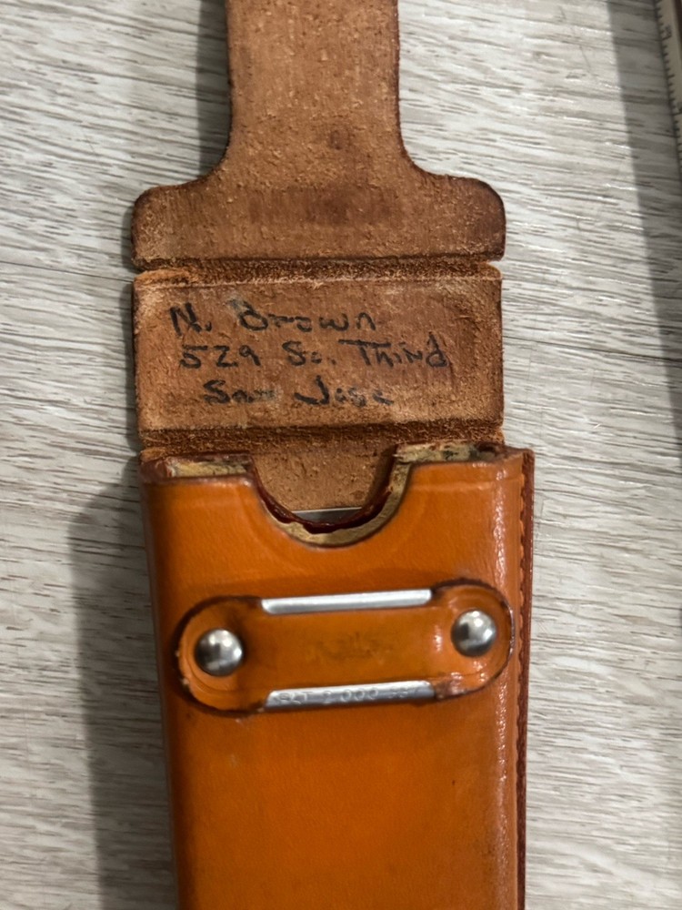 Vintage K&E (Keuffel Esser) Engineer’s Slide Rule w/ Leather Case