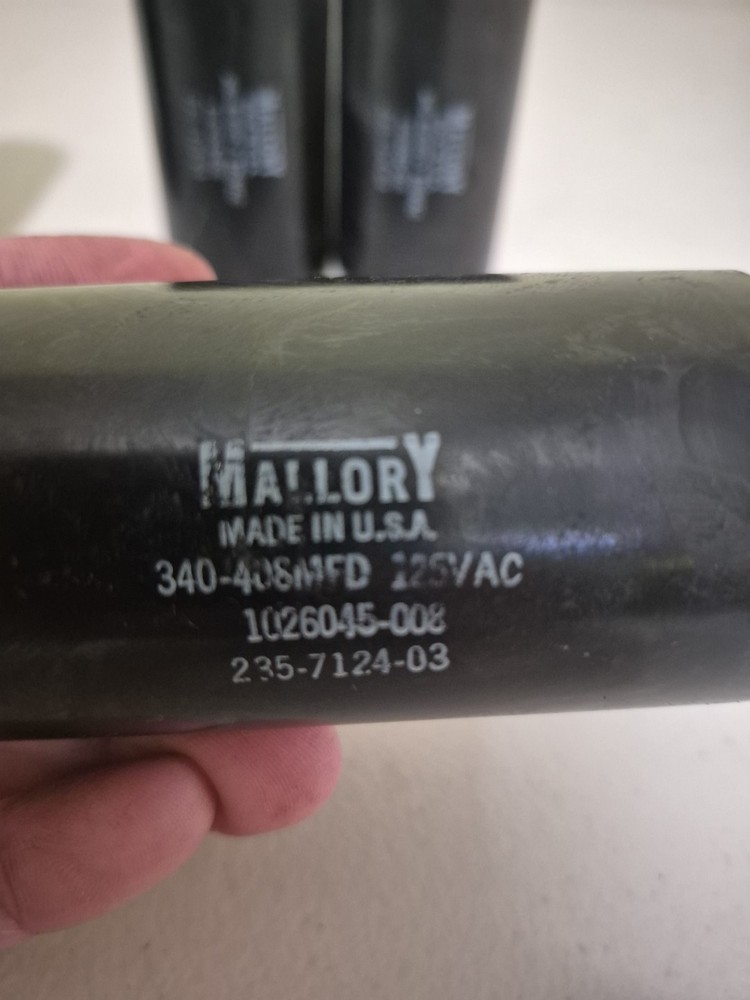 Start Capacitor 340-408MFD MFD 125VAC