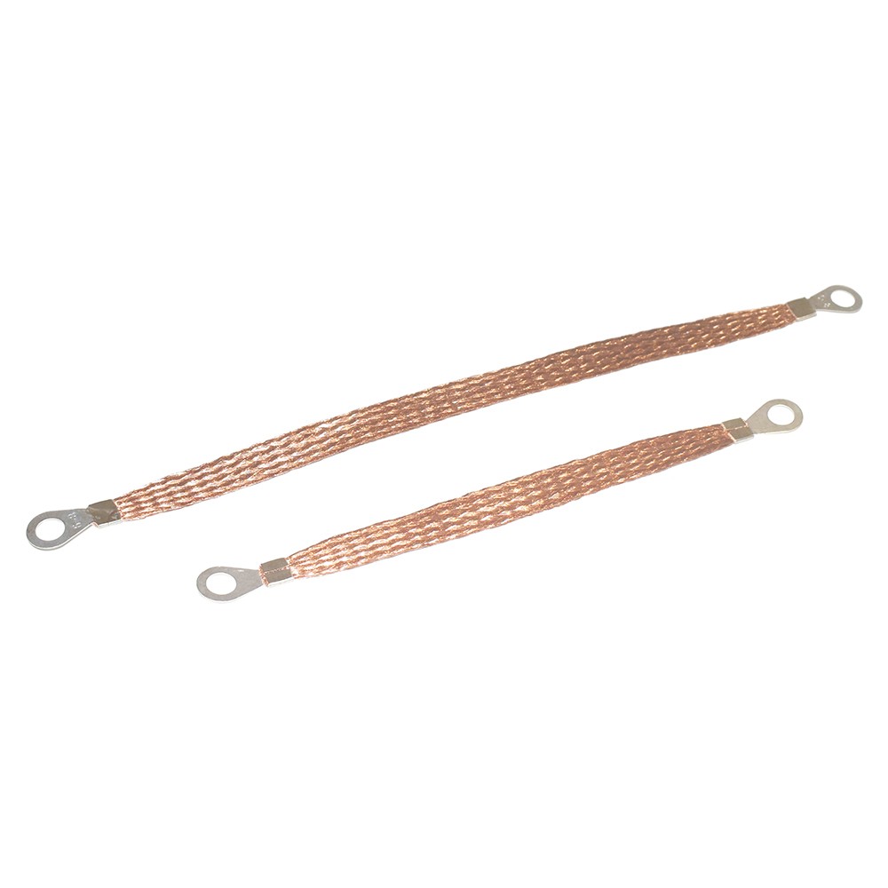 4x Engine Ground Strap Copper Cable Kit For Car Truck Firewall Engine Body Frame