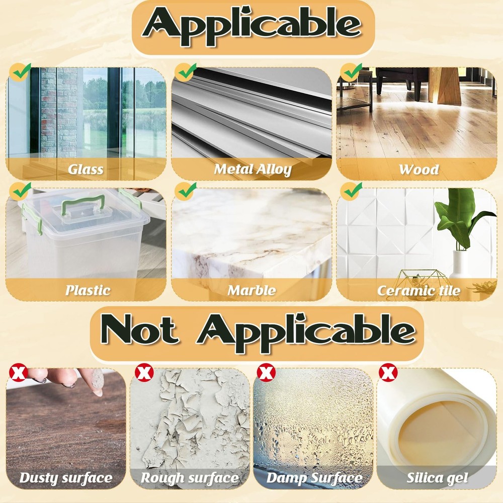 12 Sets 4x6 inch Hook and Loop Strips with Adhesive,Black Hook and Loop Self...