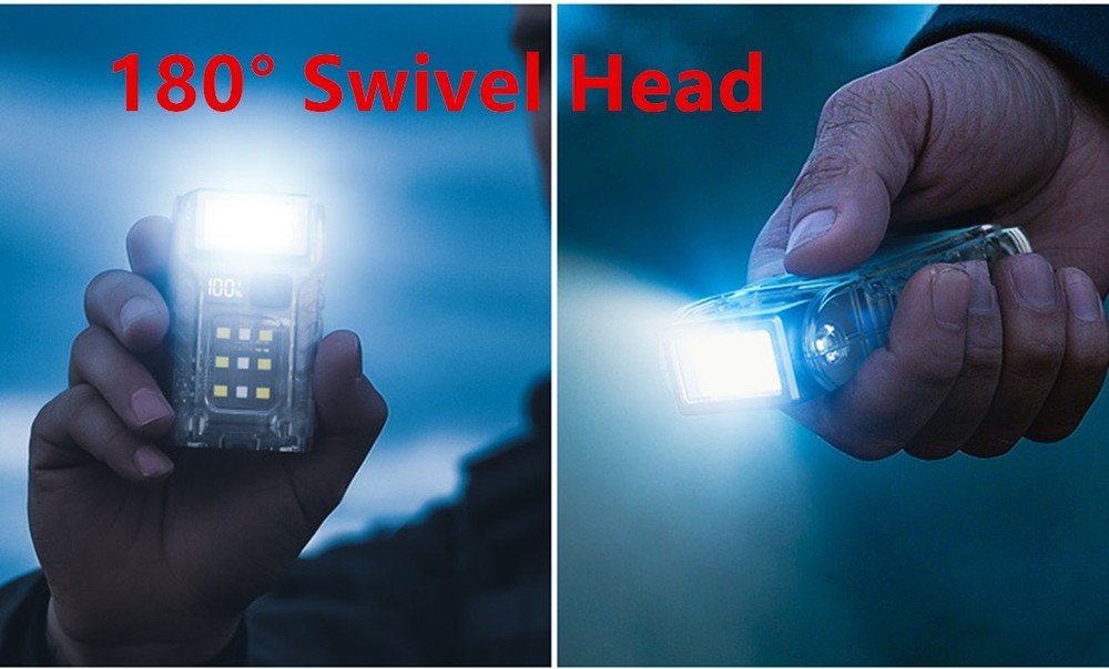 USB Rechargeable LED Light Flashlight Mini Torch Pocket Lamp Waterproof Hat Clip