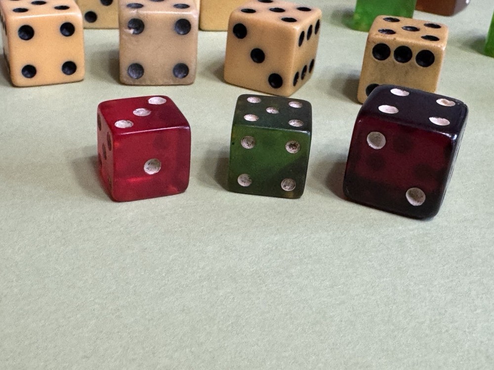 Collection of Old Dice