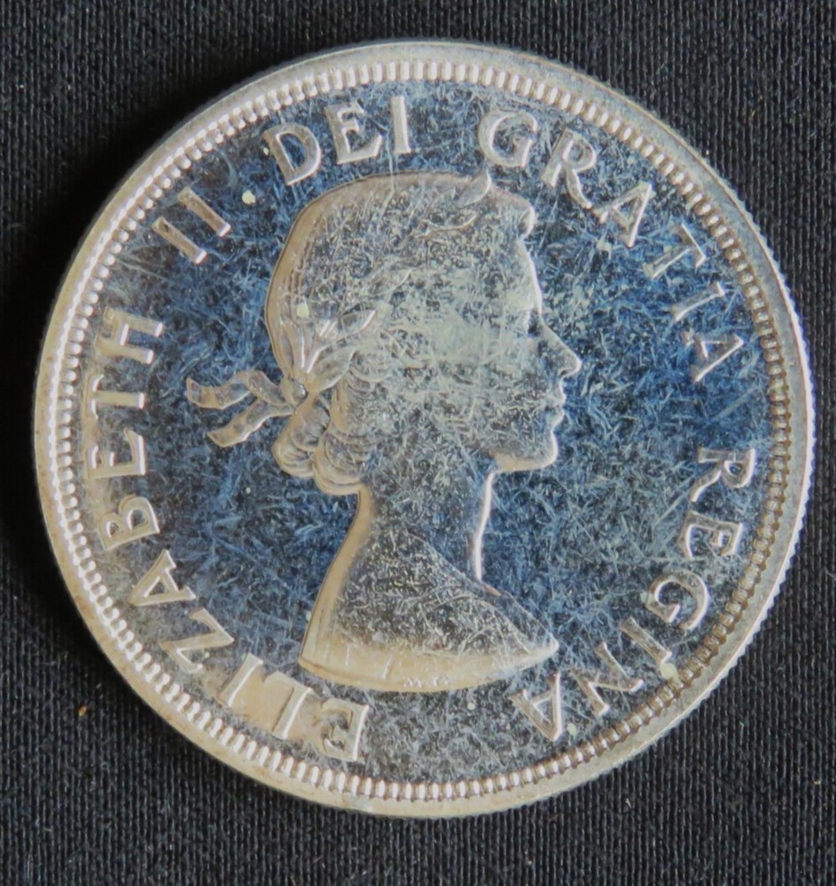 1964 Canada One Dollar Charlottetown, Quebec - Silver (E4-3)