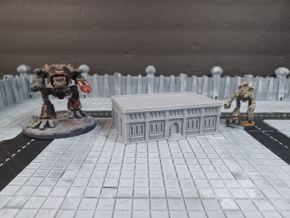 Gothic Building 108 (G108), Tabletop Wargame Terrain Battletech