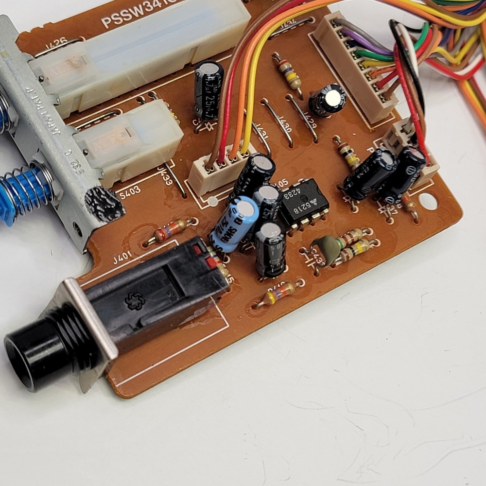 ORIGINAL - REC/SUBSONIC/MIC SWITCH JACK BOARD Part - BSR 4000XR EQ Equalizer