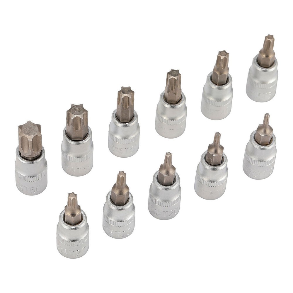 34Pcs Drive Male Female Torx Star Bit Socket E-socket Set Handheld Tool Case US