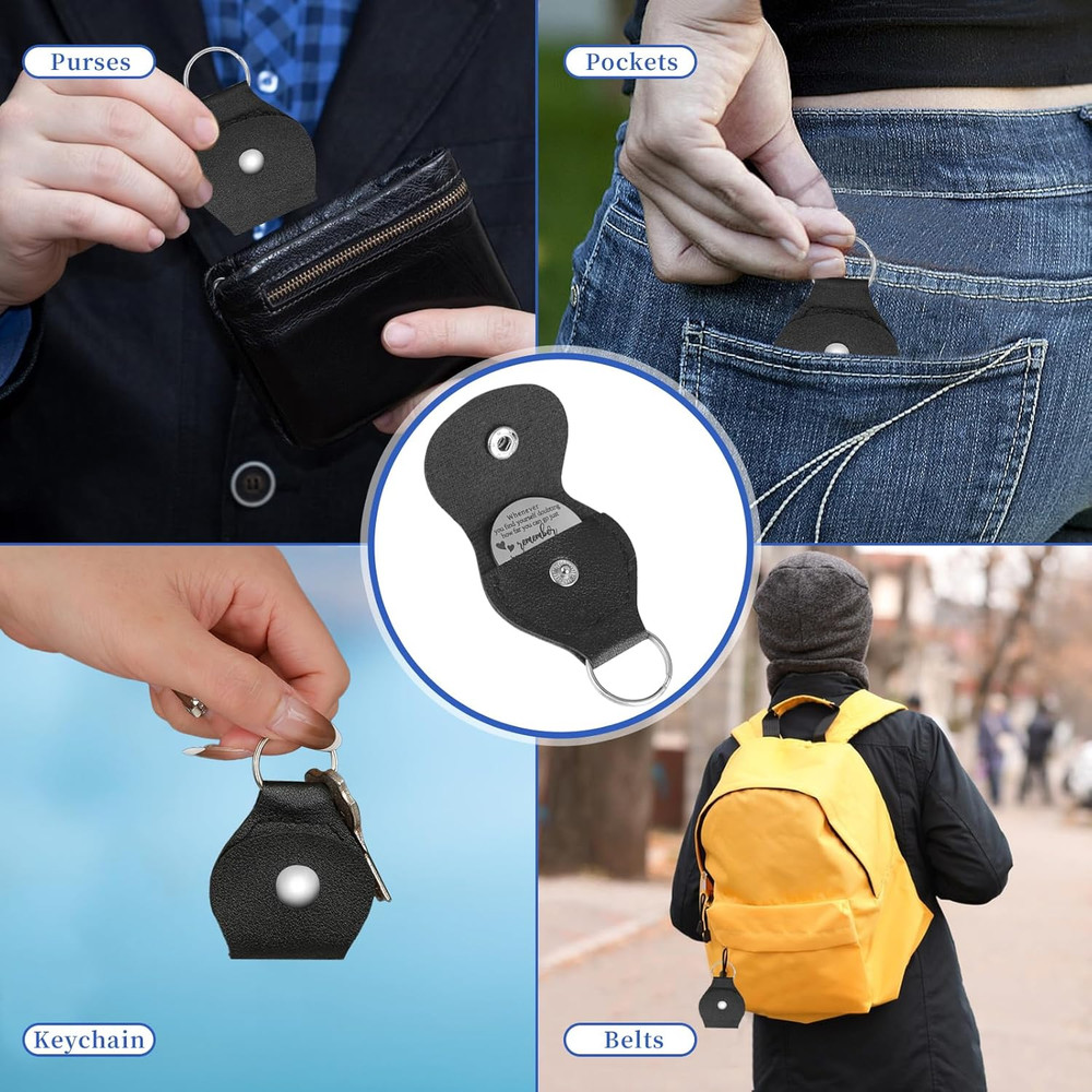 Pocket Hug Token - Double Sided Long Distance Relationship Keepsake Stainless St