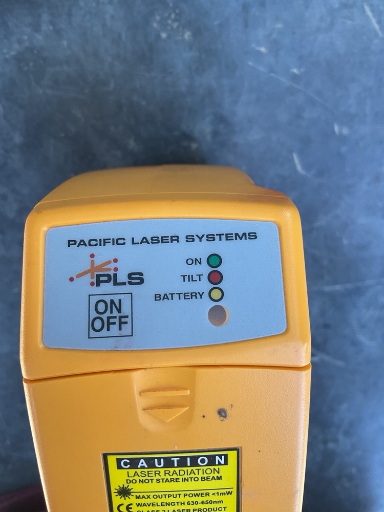 Pacific Laser Systems PLS5 Point Laser Level W/ Case & Mount - Tested
