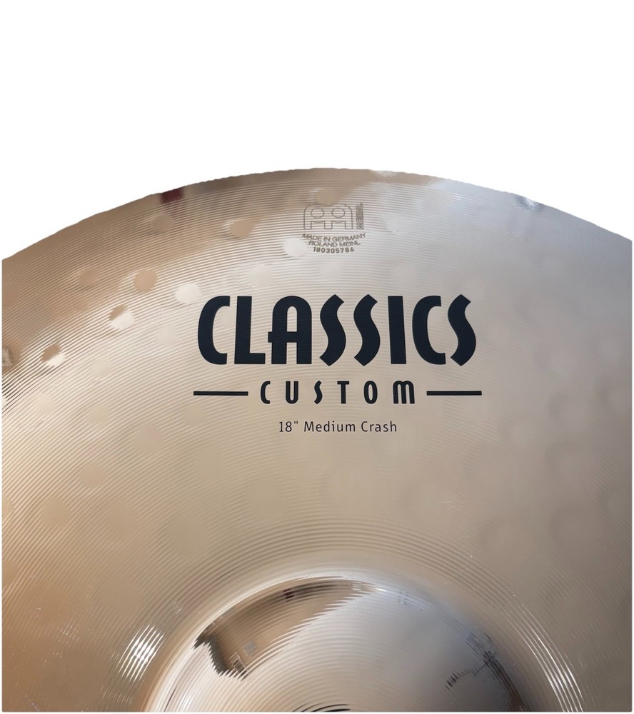 Meinl Classics Custom Brilliant 18-inch Medium Cymbal