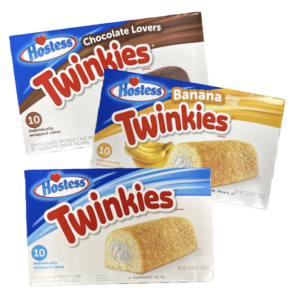 Hostess Chocolate Twinkies Value Pack | 2 Boxes (20 Twinkies Total)