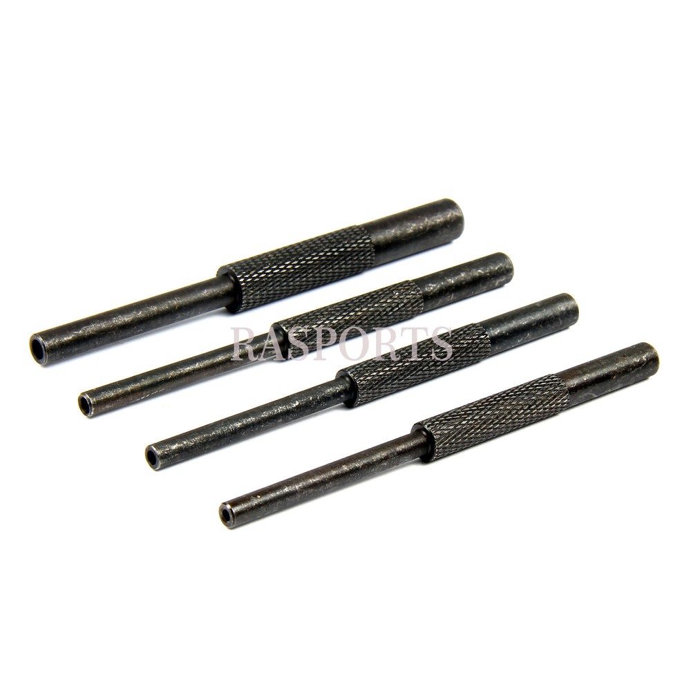 4-PIECE HARDENED STEEL, ROLL PIN STARTER PUNCH SET